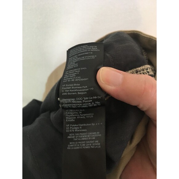 The North Face Mens Khaki Hiking Pants, Flat Front, Pockets 40 Regular - Picture 16 of 16